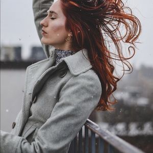 J.Crew Pea Coat 100% Wool